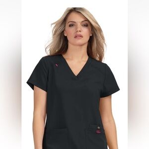 Betsey Johnson black scrub top XL